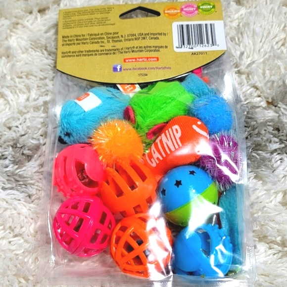 NWT Hartz Just For Cats Value Pack Cat Toy (13 Pieces) - Picture 2 of 6